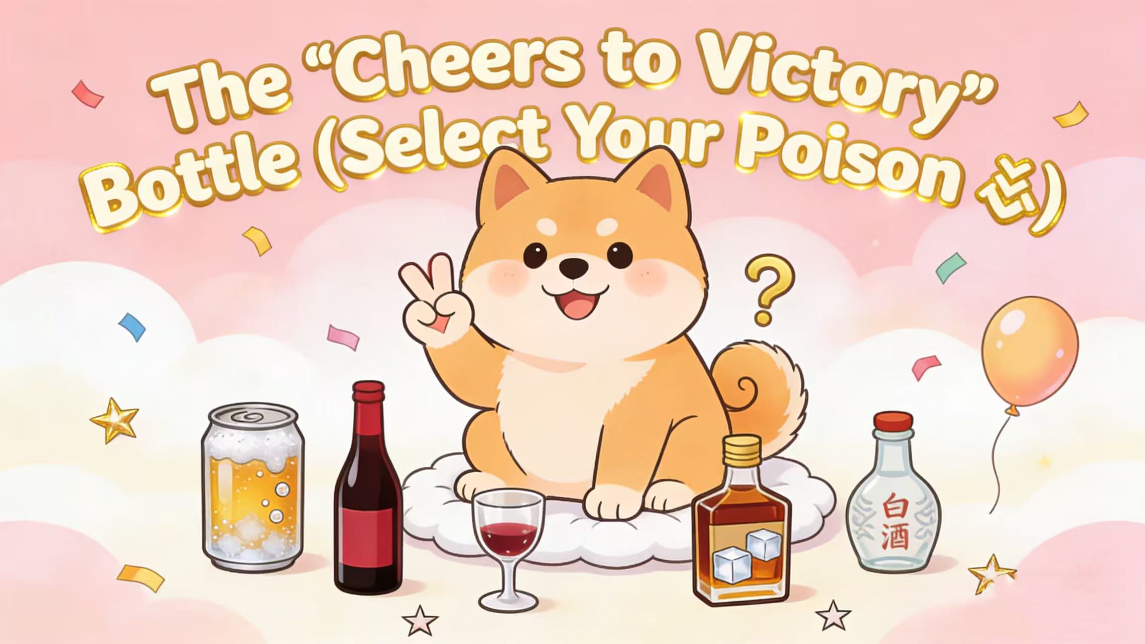 The Cheers to Victory Bottle 